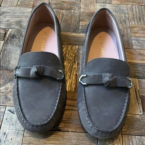 Cole Haan Women’s Evelyn Leather Bow Knot Driving Mocassins Size 8